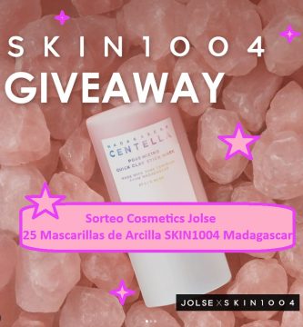Sorteo Cosmetics Jolse de 25 Mascarillas de Arcilla Skin1004 Centella de Madagascar