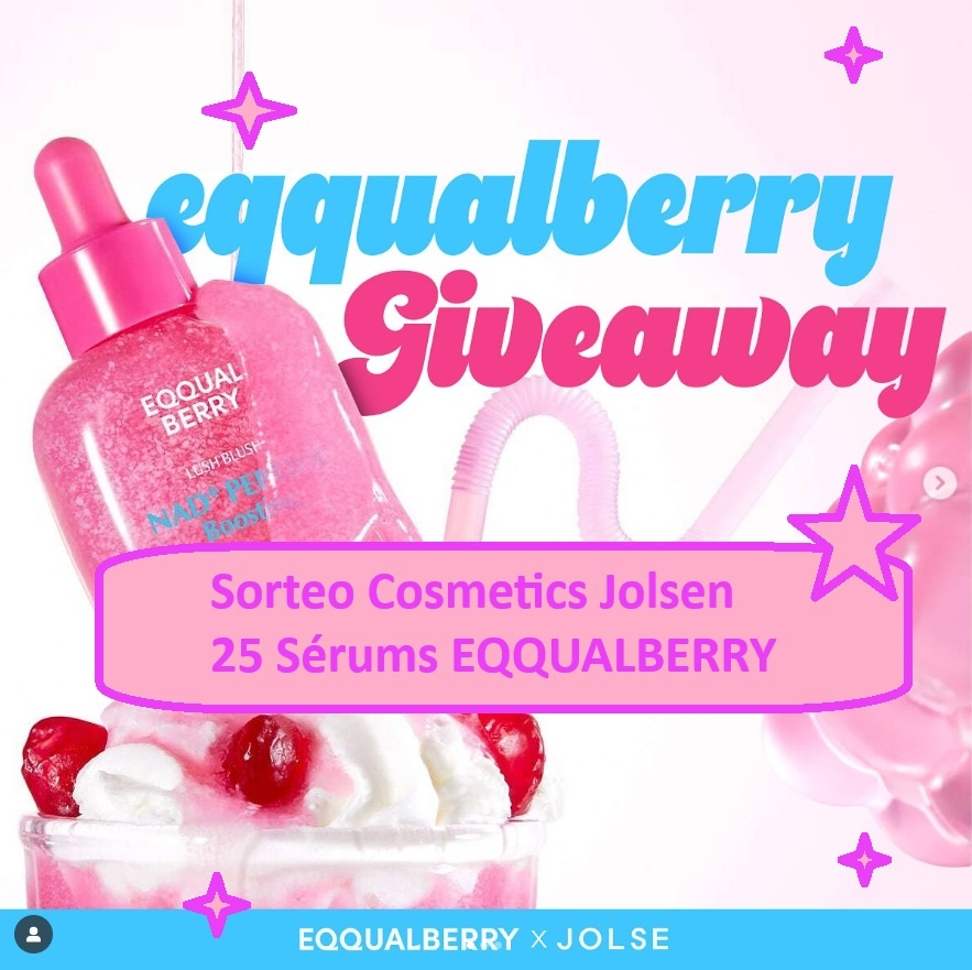 Sorteo Cosmetics Jolsen de 25 sérums eqqualberry