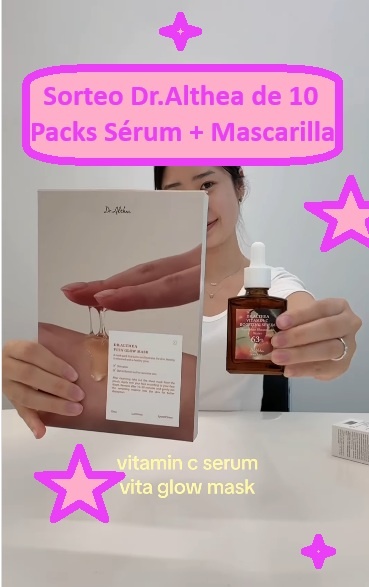 Sorteo Dr.Althea de 10 Packs Sérum + Mascarilla