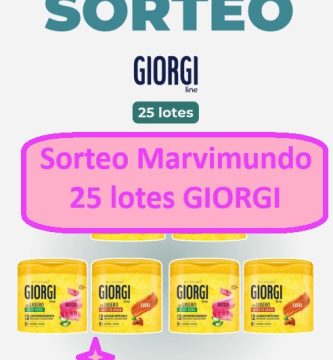Sorteo MARVIMUNDO 25 lotes GIORGI