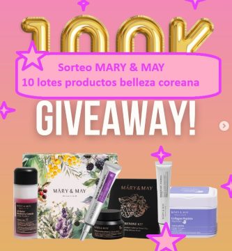 Sorteo MARY & MAY de 10 lotes productos belleza coreana
