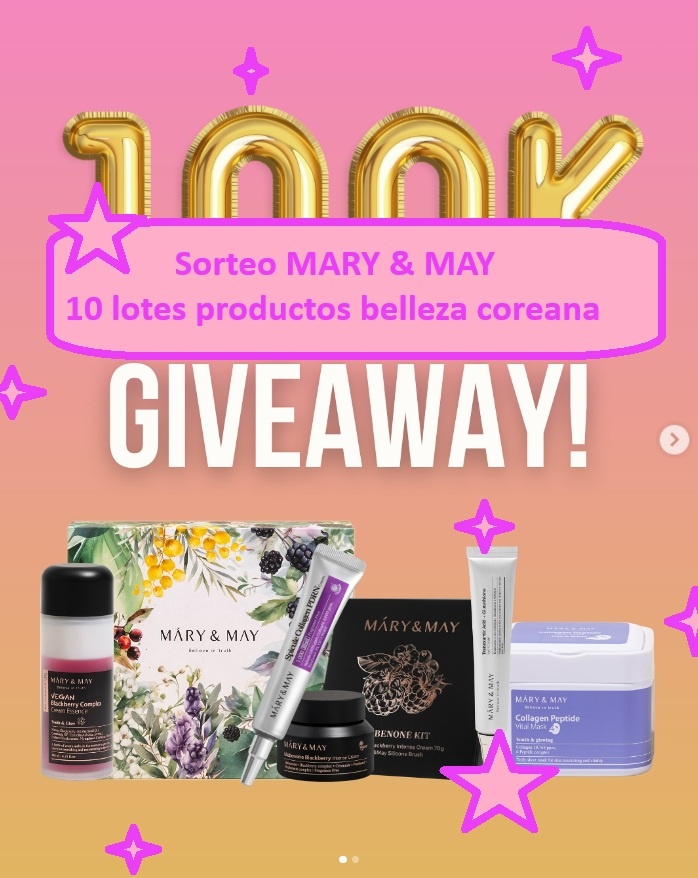 Sorteo MARY & MAY de 10 lotes productos belleza coreana