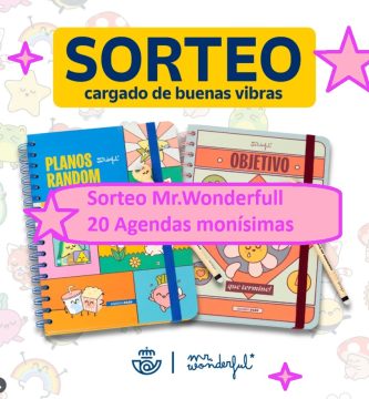 Sorteo Mr.Wonderfull de 20 Agendas monísimas