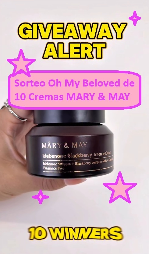 Sorteo Oh My Beloved de 10 Cremas MARY & MAY