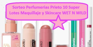 Sorteo Perfumerias Prieto 10 lotes maquillaje WET N WILD