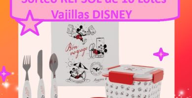 Sorteo REPSOL de 10 Lotes Vajillas Disney