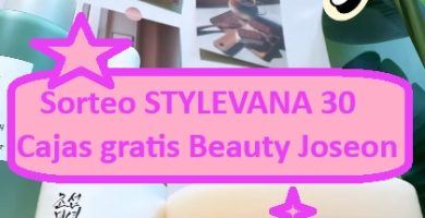 Sorteo STYLEVANA 30 cajas gratis belleza beauty joseon