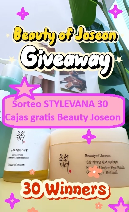 Sorteo STYLEVANA 30 cajas gratis belleza beauty joseon