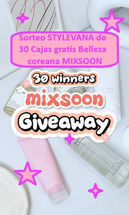 Sorteo STYLEVANA de 30 Cajas gratis Belleza MIXSOON
