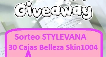 Sorteo STYLEVANA de 30 cajas gratis belleza Skin1004