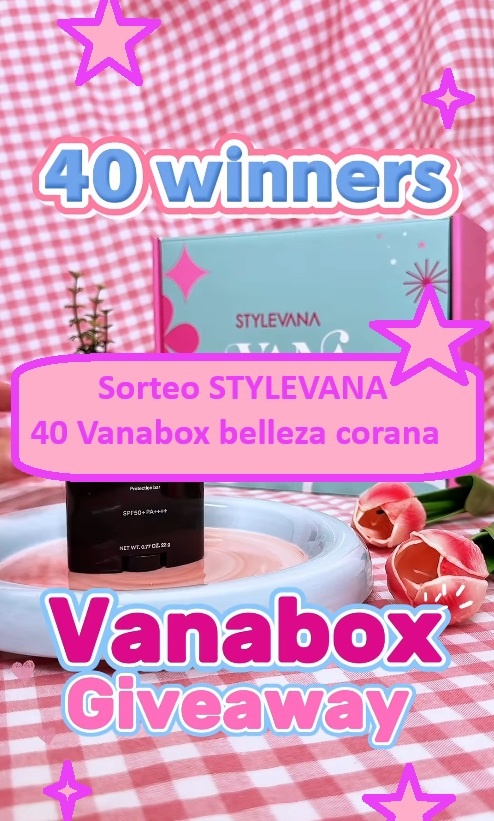 Sorteo STYLEVANA de 40 cajas VanaBox con belleza coreana