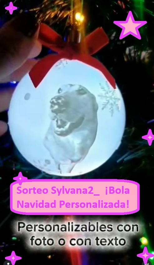 Sorteo Sylvana2_ ¡Bola Navidad Personalizada!