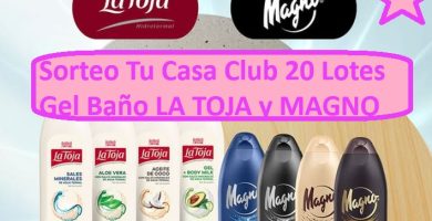 Sorteo Tu Casa Club 20 Lotes La toja y Magno