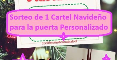 Sorteo de 1 Cartel Navideño para la puerta Personalizado
