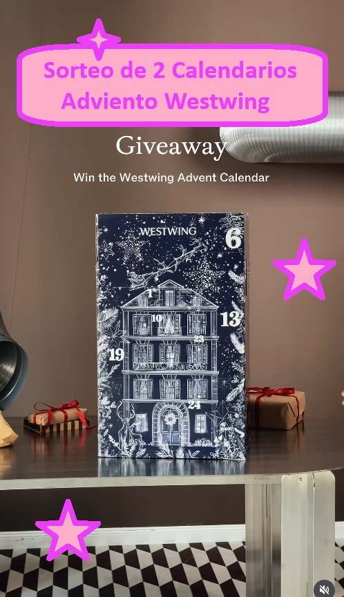 Sorteo de 2 Calendarios de Adviento Westwing