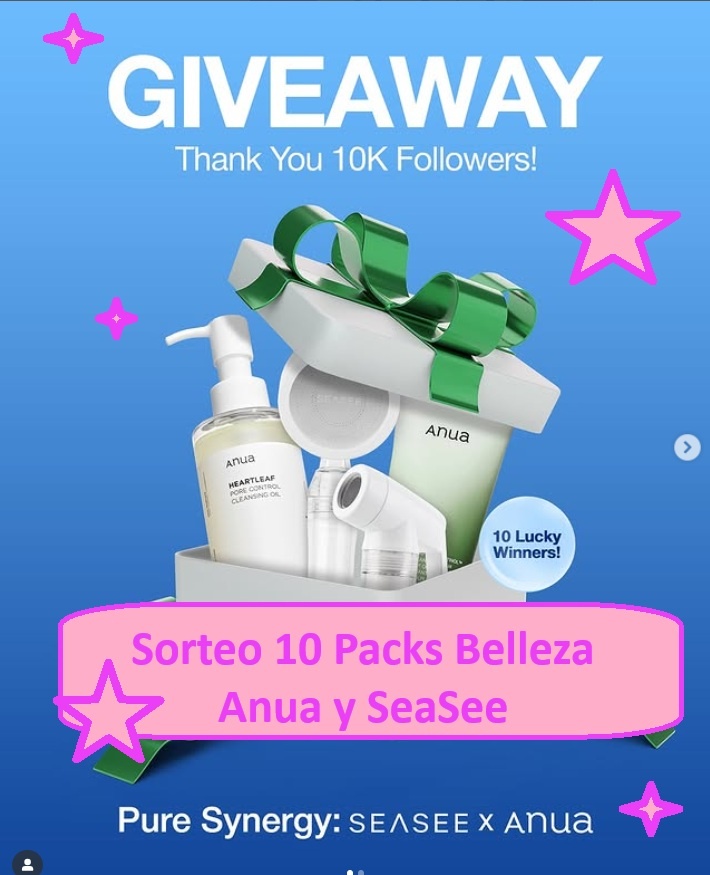 Sorteo 10 packs belleza ANUA y SeaSee