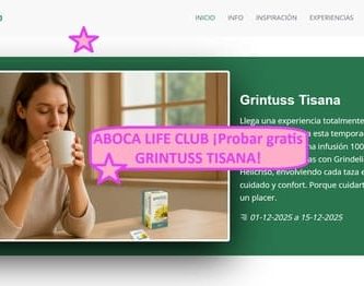 ABOCA LIFE CLUB ¡Probar gratis GRINTUSS TISANA!