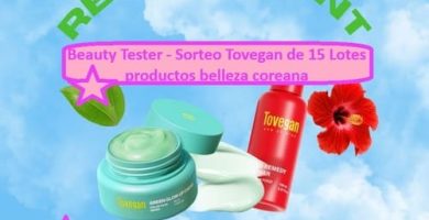 Beauty Tester - Sorteo Tovegan de 15 Lotes productos belleza coreana
