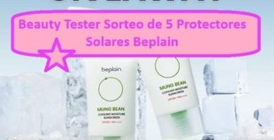 Beauty Tester Sorteo de 5 Protectores Solares Beplain