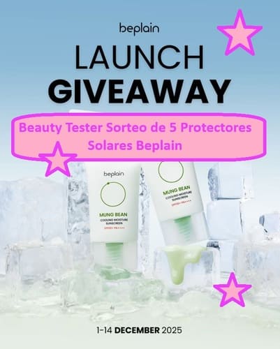 Beauty Tester Sorteo de 5 Protectores Solares Beplain