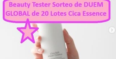 Beauty Tester Sorteo de DUEM GLOBAL de 20 Lotes Cica Essence