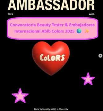 Convocatoria Beauty Tester & Embajadoras Internacional Abib Colors 2025 🌍 ✨