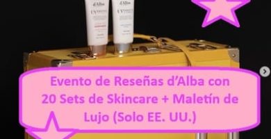 Evento de Reseñas d’Alba con 20 Sets de Skincare + Maletín de Lujo (Solo EE. UU.)