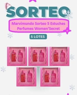 Marvimundo Sorteo 5 Estuches Perfumes Women’Secret