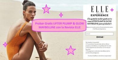 Probar Gratis LIFTER PLUMP & GLOW MAYBELLINE con la Revista ELLE