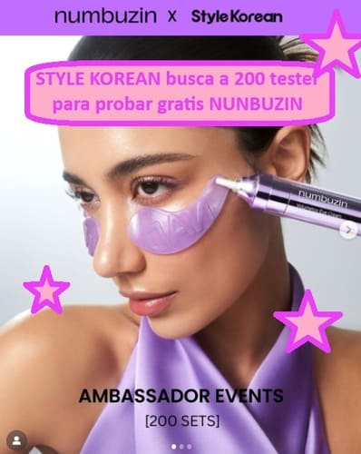 STYLE KOREAN busca a 200 tester para probar gratis NUNBUZIN