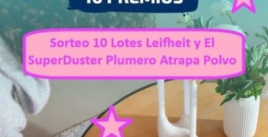 Sorteo 10 Lotes Leifheit y El SuperDuster Plumero Atrapa Polvo