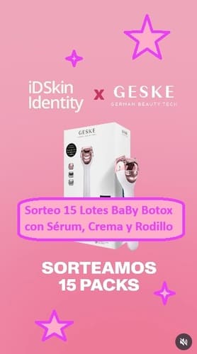 Sorteo 15 Lotes BaBy Botox con Sérum, Crema y Rodillo