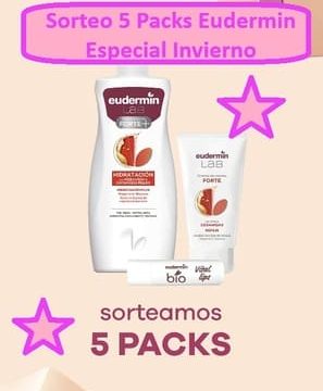 Sorteo 5 Packs Eudermin Especial Invierno