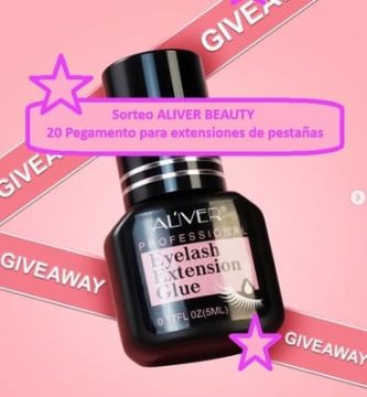 Sorteo ALIVER BEAUTY de 20 Pegamentos para extensiones de pestañas