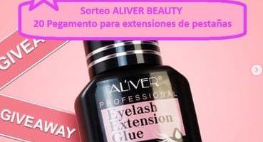 Sorteo ALIVER BEAUTY de 20 Pegamentos para extensiones de pestañas