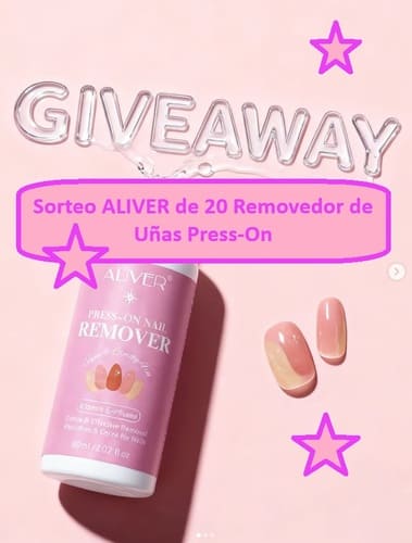 Sorteo ALIVER de 20 Removedor de Uñas Press-On