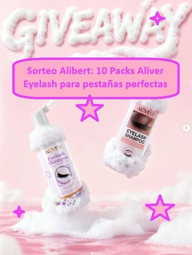 Sorteo Alibert 10 Packs Aliver Eyelash para pestañas perfectas