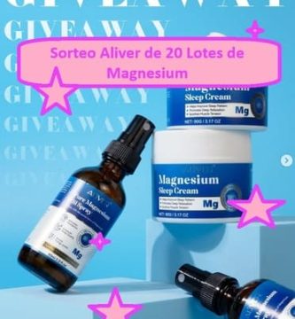 Sorteo Aliver de 20 Lotes de Magnesium