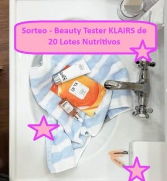 Sorteo - Beauty Tester KLAIRS de 20 Lotes Nutritivos