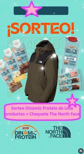 Sorteo Dinamic Protein de Lote productos + Chaqueta The North Face