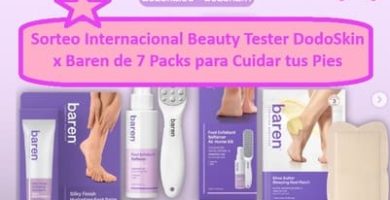 Sorteo Internacional Beauty Tester DodoSkin x Baren de 7 Packs para Cuidar tus Pies