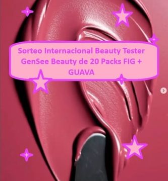 Sorteo Internacional Beauty Tester GenSee Beauty de 20 Packs FIG + GUAVA