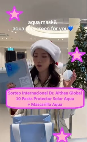 Sorteo Internacional Dr. Althea Global 10 Packs Protector Solar Aqua + Mascarilla Aqua