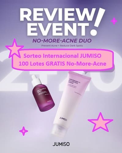 Sorteo Internacional JUMISO de 100 Lotes GRATIS No-More-Acne