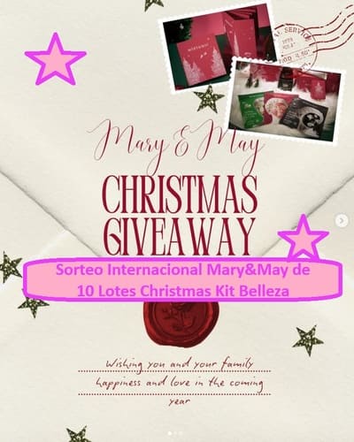 Sorteo Internacional Mary&May de 10 Lotes Chirstmas Kit Belleza