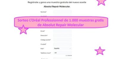 Sorteo L’Oréal Professionnel de 1.000 muestras gratis de Absolut Repair Molecular