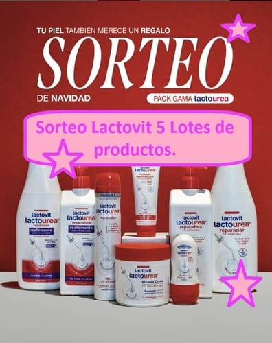 Sorteo Lactovit 5 Lotes de productos.