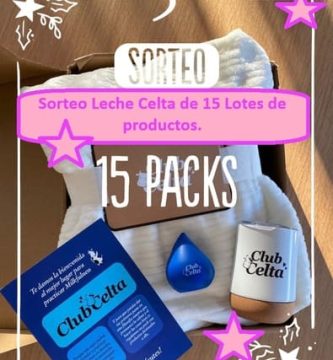 Sorteo Leche Celta de 15 Lotes de productos.