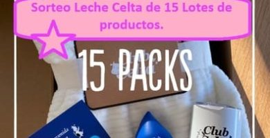 Sorteo Leche Celta de 15 Lotes de productos.