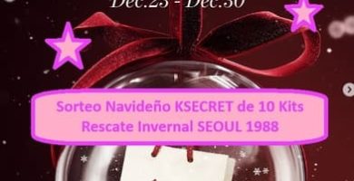 Sorteo Navideño KSECRET de 10 Kits Rescate Invernal SEOUL 1988